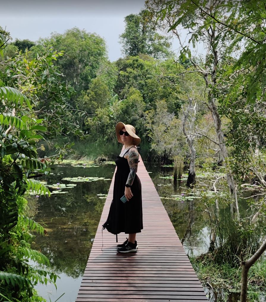 Mari sillalla Rayong Botanic Garden